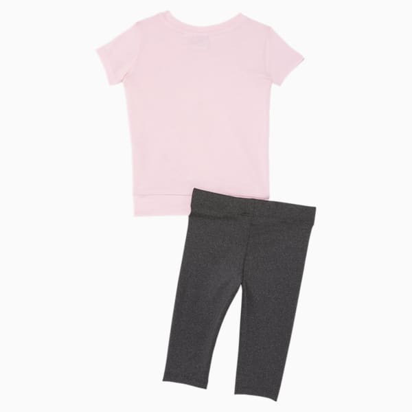 Shimmer Cat Toddlers' Two Piece Set, CHALK PINK