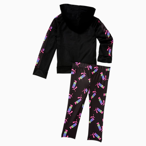 Logo Mania Toddlers' Two-Piece Set, PUMA BLACK, extralarge