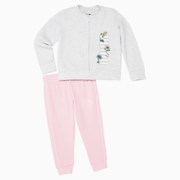 Flower Power Toddlers' Two- Piece Set, WHITE HEATHER, extralarge