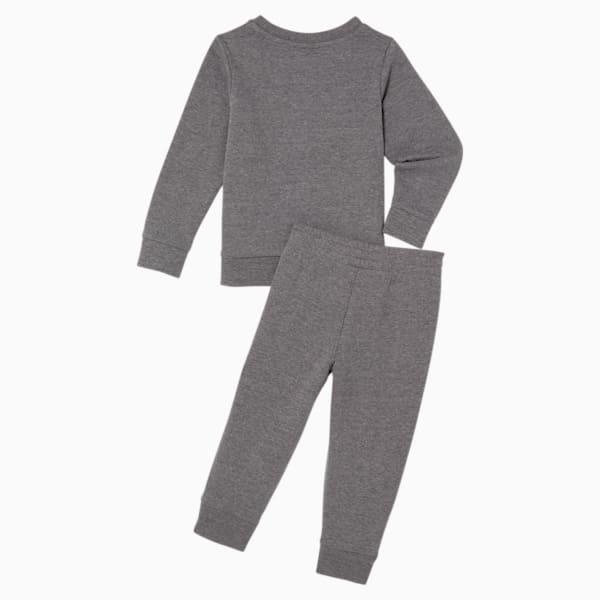 Graffiti Cat Toddlers' Two-Piece Set, CHARCOAL HEATHER, extralarge