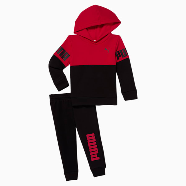 PUMA Power Toddlers' Two Piece Set, HIGH RISK RED, extralarge