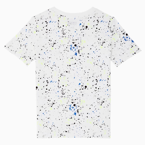 Galaxy Pack Little Kids' Printed Tee, PUMA WHITE, extralarge