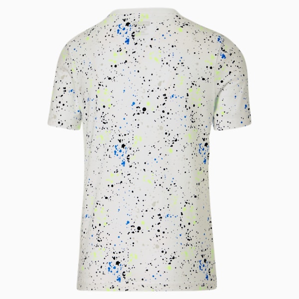 Splatter Logo Tee Big Kids, PUMA WHITE, extralarge