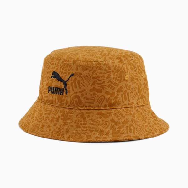 PUMA NYC Stanton Printed Bucket Hat, TAN COMBO, extralarge