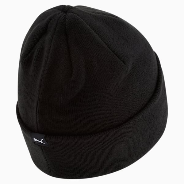 PUMA NYC Ludlow Ribbed Beanie, BLACK, extralarge