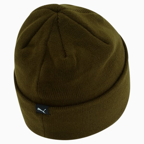 PUMA NYC Ludlow Ribbed Beanie, OLIVE, extralarge