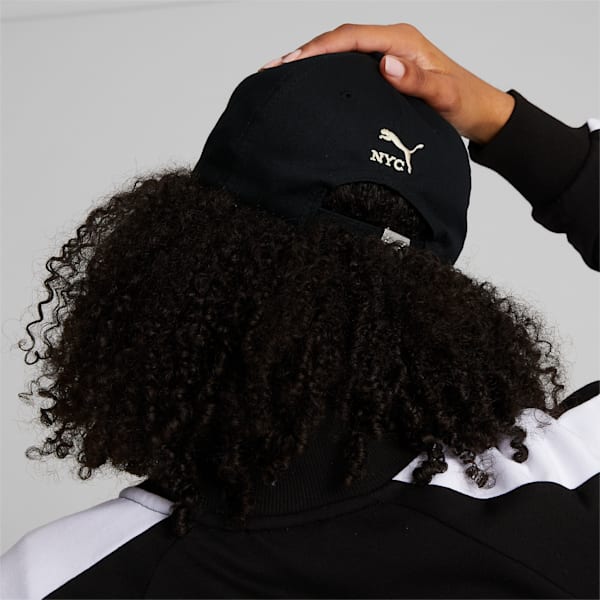 PUMA NYC Eldridge Baseball Hat, BLACK, extralarge