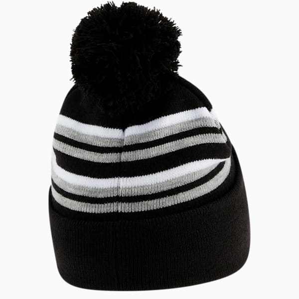 Oliver Stripe Knit Beanie Big Kids', BLACK/WHITE, extralarge