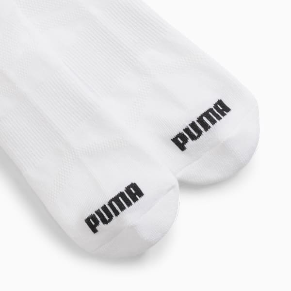 Chaussettes mi-mollet en semi-tissu éponge Femme (lot de 3), WHITE / BLACK, extralarge
