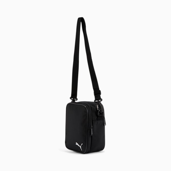 PUMA Archer Crossbody Bag , BLACK/SILVER, extralarge