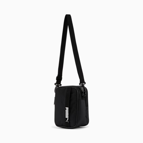 PUMA Archer Crossbody Bag , BLACK/SILVER, extralarge