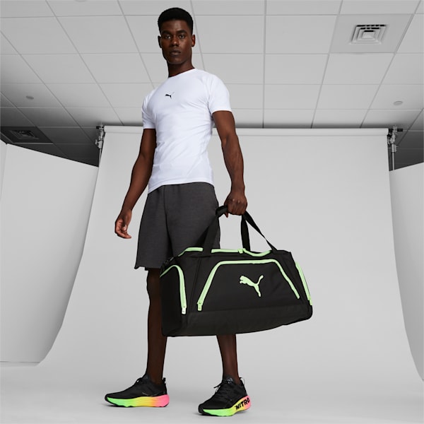Accelerator Duffel Bag , BLACK/GREEN, extralarge