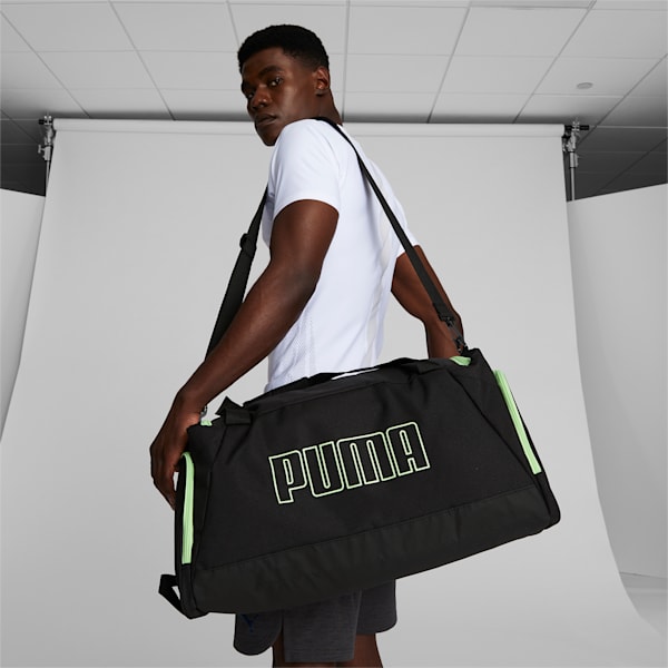 Accelerator Duffel Bag, BLACK/GREEN, extralarge