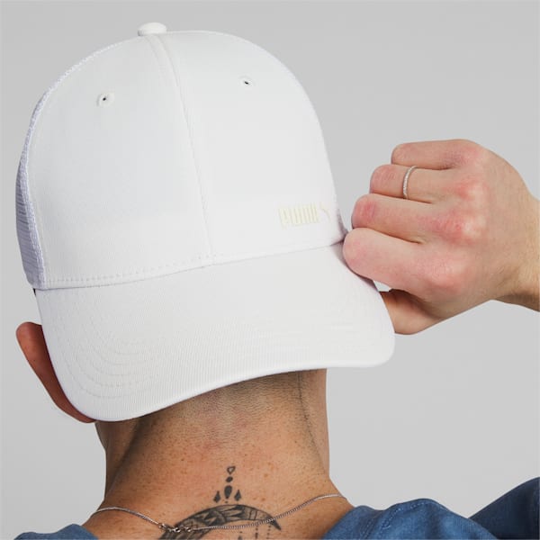 PUMA Endure Trucker Hat, WHITE, extralarge