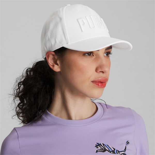 Gorra ajustable para mujer PUMA Stevie, WHITE, extralarge