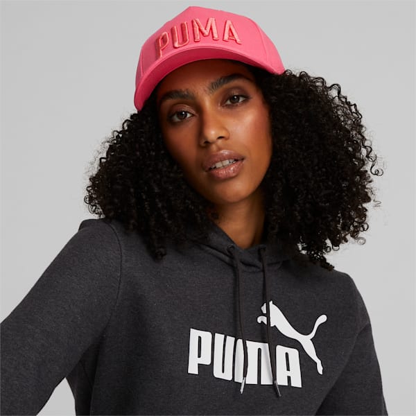 PUMA Stevie Adjustable Women's Cap, BRIGHT CORAL, extralarge