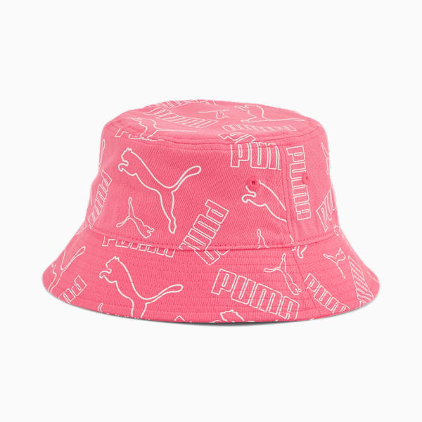PUMA Power Bucket Hat, BRIGHT CORAL, extralarge