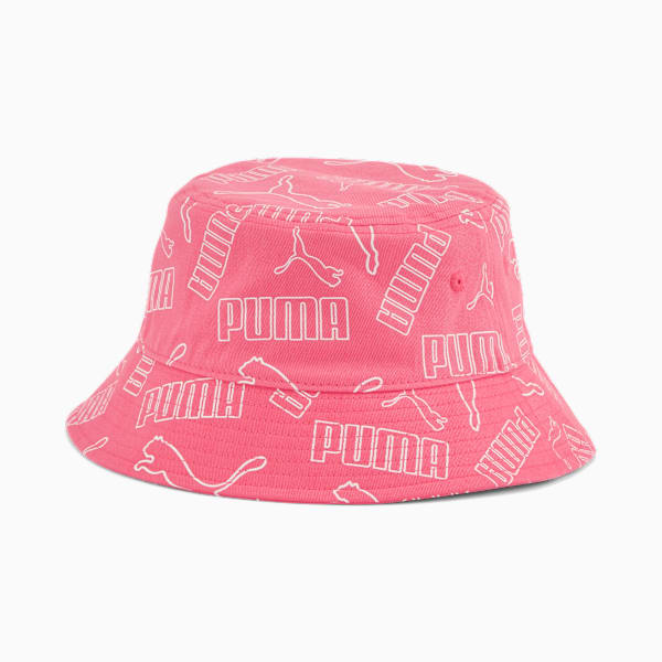 PUMA Power Bucket Hat, BRIGHT CORAL, extralarge