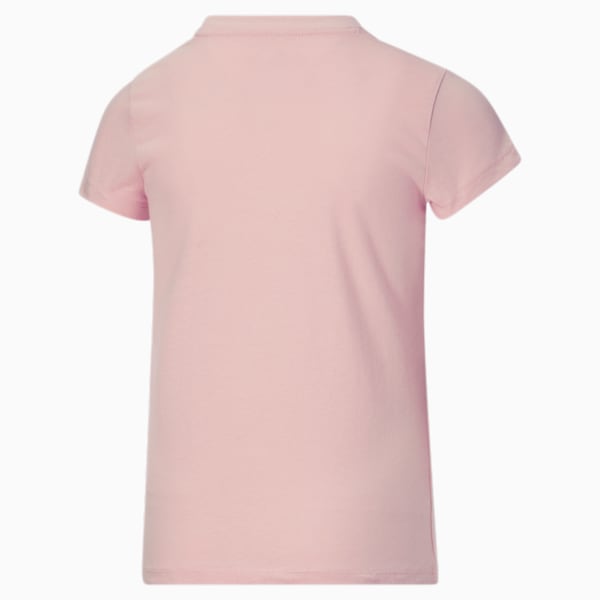 Triple Logo Big Kids' Tee, ROSE DUST, extralarge