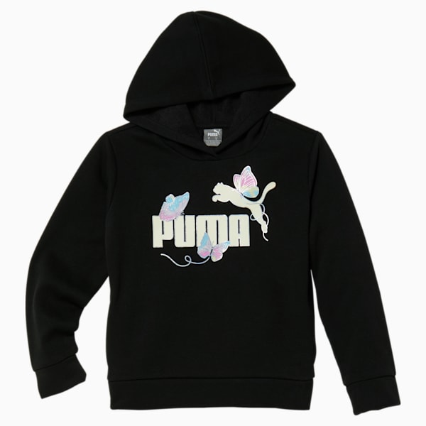 Butterfly Pack Little Kids' Hoodie, PUMA BLACK, extralarge