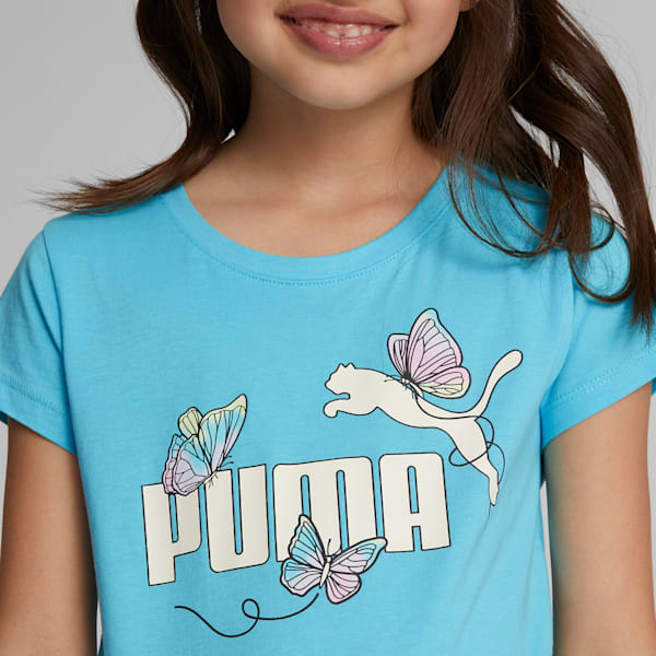 Butterfly Pack Logo Big Kids' Tee, HERO BLUE, extralarge