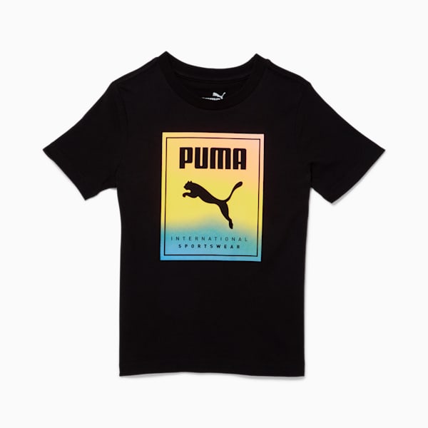Summer Cool Little Kids' Tee, PUMA BLACK, extralarge