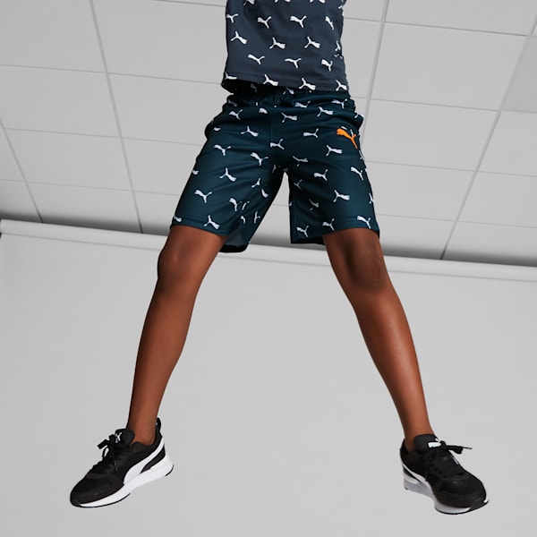 Summer Cool Big Kids' Shorts, DARK NIGHT, extralarge