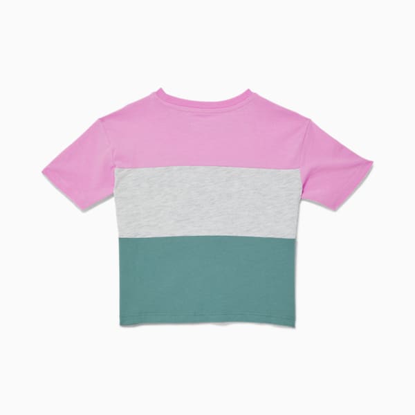 PUMA Colorblock Little Kids' Tee, LILAC CHIFFON, extralarge