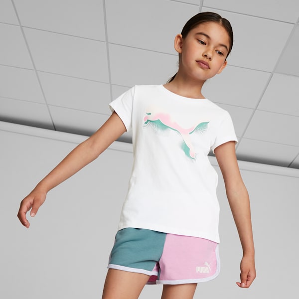 Modern Sport Vibes Big Kids' Tee, PUMA WHITE, extralarge