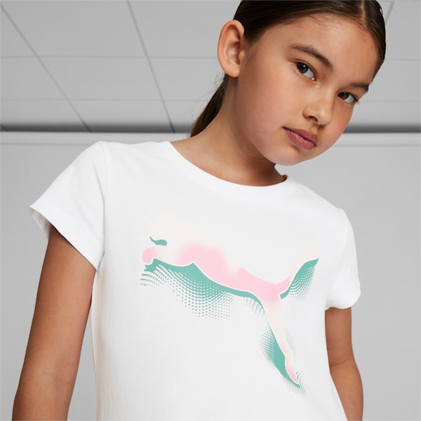 Modern Sport Vibes Big Kids' Tee, PUMA WHITE, extralarge