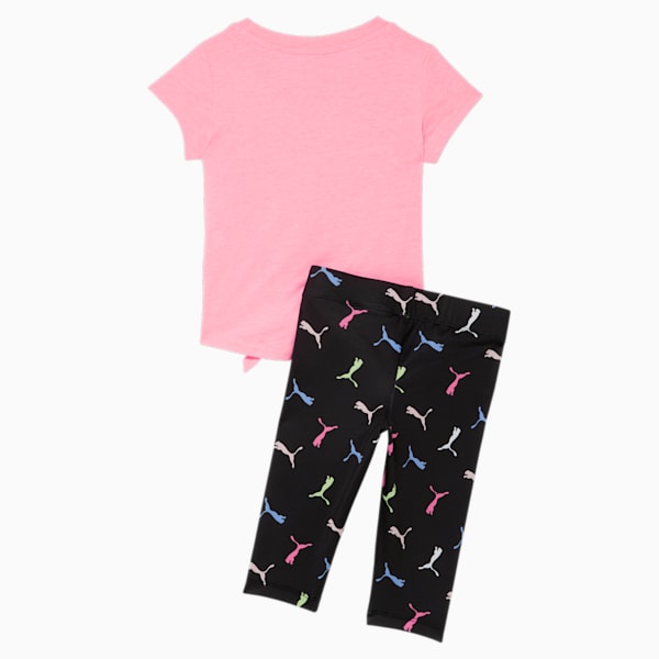 Glam Cat Toddlers' Two-Piece Set, LUMINOUS PEACH, extralarge