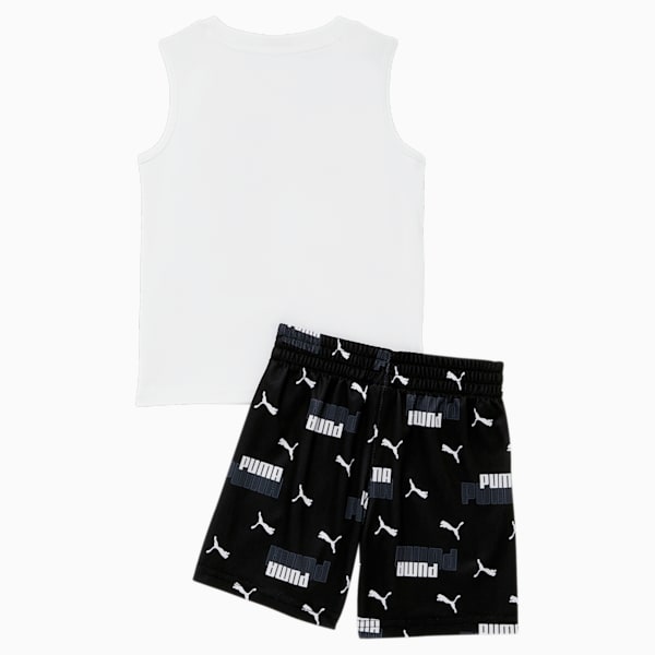 Muscle Cat Toddlers' Two-Piece Set, PUMA WHITE, extralarge