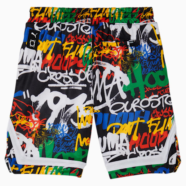 Block Party Pack Little Kids' Shorts, PUMA WHITE, extralarge