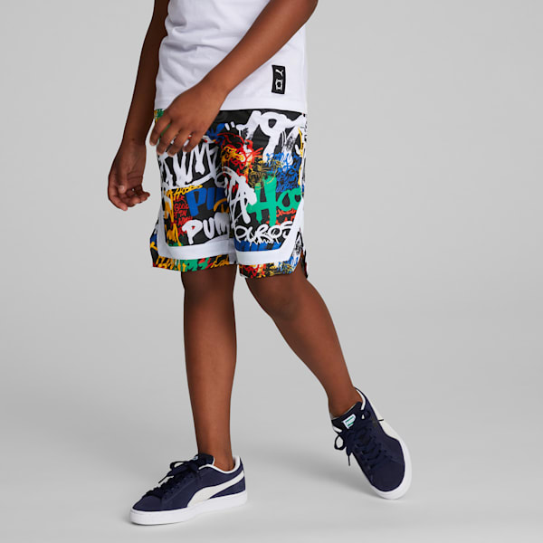 Block Party Big Kids Shorts PUMA