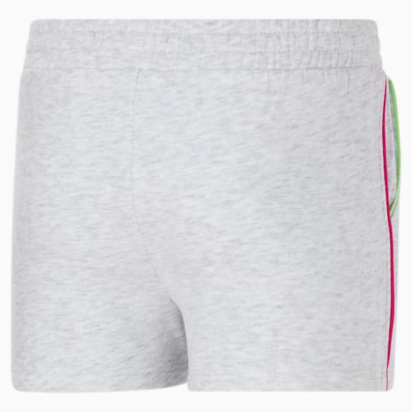 Brighter Days Pack French Terry Big Kids' Shorts, WHITE HEATHER, extralarge