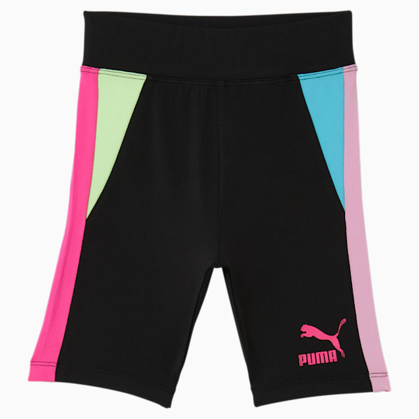 Brighter Days Pack Poly/Spandex Little Kids' Shorts, PUMA BLACK, extralarge