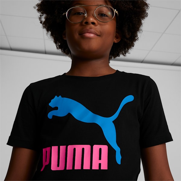 T-shirt Classics T7 Enfant et Adolescent, PUMA BLACK, extralarge