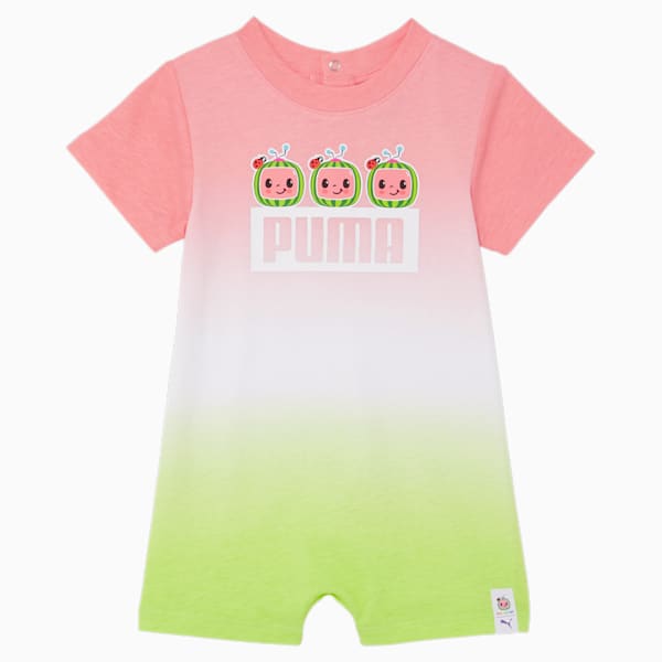 PUMA x COCOMELON One-Piece Infant's Romper , MELON PINK, extralarge