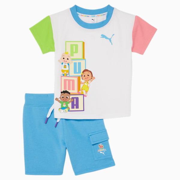 PUMA x COCOMELON Toddler Two-Piece Set , PUMA WHITE, extralarge