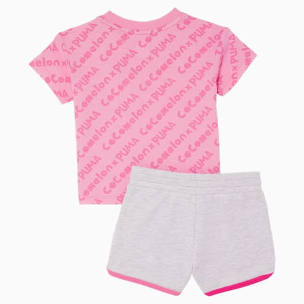 PUMA x COCOMELON Infant Two-Piece Set , CECE PINK, extralarge