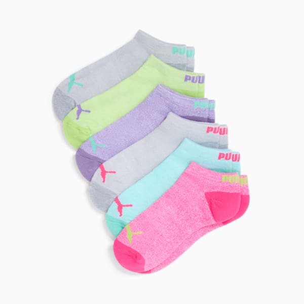 Women's Half-Terry Low Cut Socks (3 Pairs), TURQUOISE / AQUA, extralarge