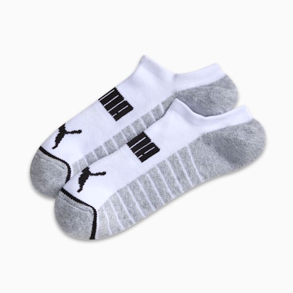 Calcetines cortos de felpa para hombre (paquete de 3), WHITE / BLACK, extralarge