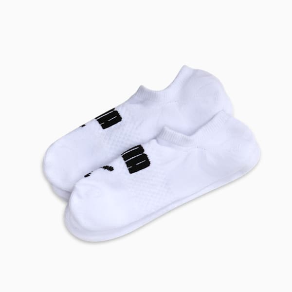 Calcetines No-Show sin felpa para mujer (3 pares), WHITE / BLACK, extralarge