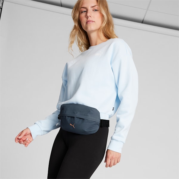 PUMA Aspire Women's Waistpack Bag, PINK/BLUE, extralarge