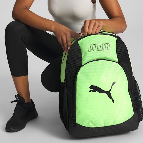 PUMA Training Backpack, BRIGHT GREEN, extralarge