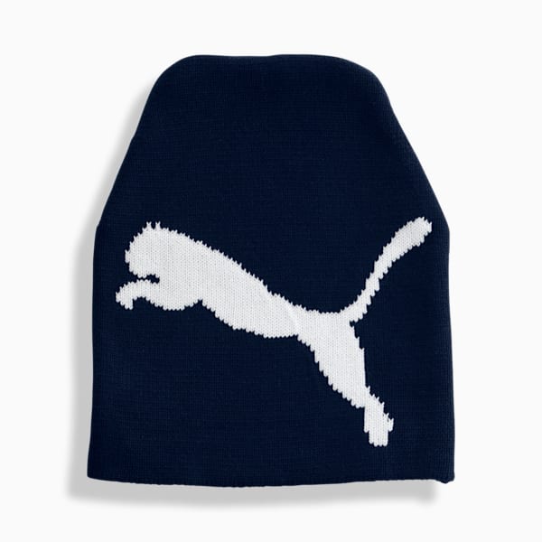 Long Knit Beanie, NAVY, extralarge