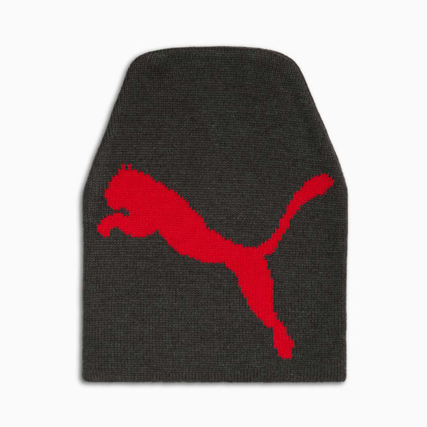 Gorro beanie largo tejido, GREY/RED, extralarge