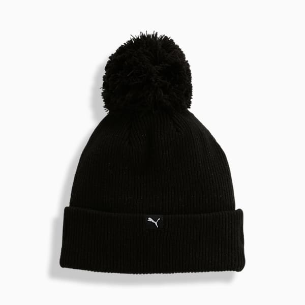 Lurex Knit Beanie, BLACK/SILVER, extralarge