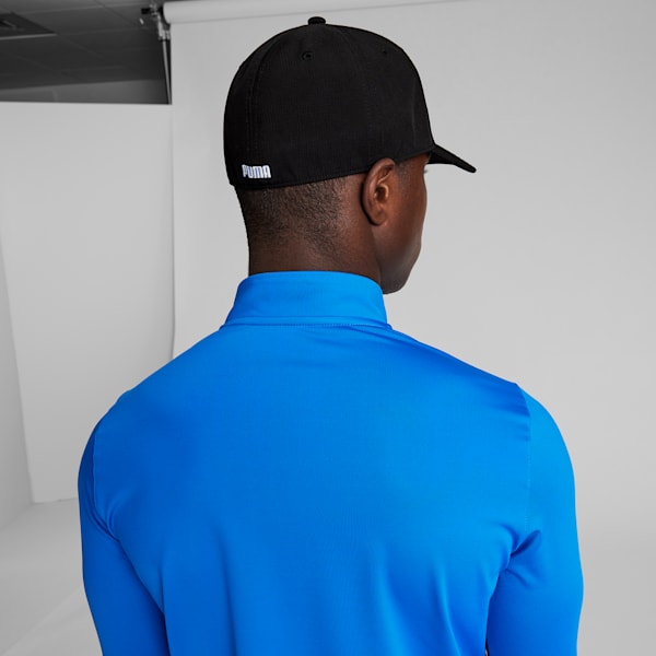 PUMA Hemlock Stretch Fit Cap, BLACK, extralarge