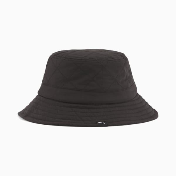 PUMA Quilted Bucket Hat, BLACK, extralarge